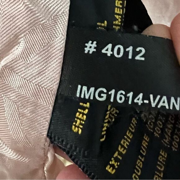 Cole Haan Wool Cashmere Fur Neck Peacoat Size 6 - Picture 8 of 9